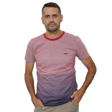 Imagem de Camiseta slim fit listrada em degradê Idio's-Masculino