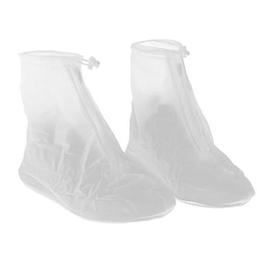 Imagem de Capas de à prova d'água Capas de de chuva dobráveis reutilizáveis com zíper Adultos Galochas de chuva antiderrapantes Protetores de, GG 32,5 cm