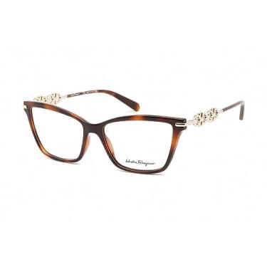 Imagem de Salvatore Ferragamo SF2921 214 Women's Tortoise Plastic Eyeglasses