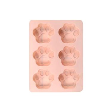 Imagem de Molde de chocolate com 6 cavidades em forma de gato fondant topo de bolo ferramenta de cozimento ornamento molde de silicone fácil de limpar moldes de fondant para decoração de bolos de Natal silicone 3d para ferramenta de decoração de bolos
