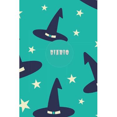 Imagem de Cuaderno de puntos: Libreta de ideas dot grid, edición sombrero de bruja azul