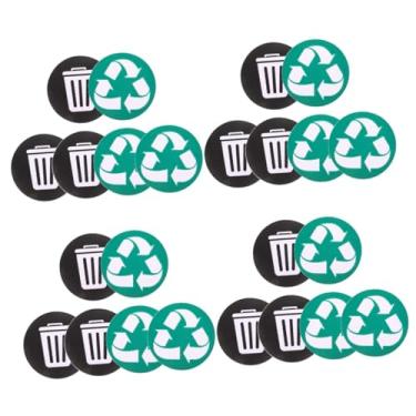 Imagem de Luxshiny 24 Peças De Adesivos Para Classificação De Lixo Etiquetas Adesivas Para Reciclagem De Lixo Adesivo Para Reciclagem Para Lata De Lixo Reciclar E Lata De Lixo Lata De Lixo