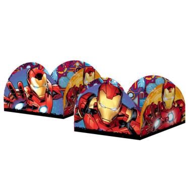 Imagem de Porta Forminha Homem de Ferro Com 50 Unidades