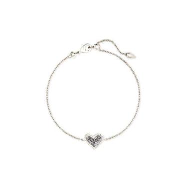 Imagem de Pulseira de corrente Kendra Scott Ari Heart Link para mulheres, joias modernas One Size