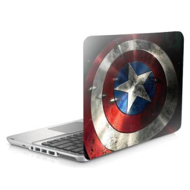 Imagem de Skin Adesivo Protetor Para Notebook 15 Wide Capitão América Vingadores