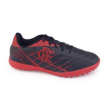 Imagem de Chuteira Society Inf OXN Avanti 3 Flamengo Pro Rubro Negro