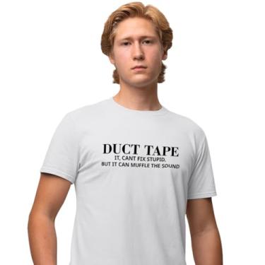 Imagem de Camisa Camiseta Genuine Grit Masculina Estampada Algodão 30.1 Duct Tape - M - Branco