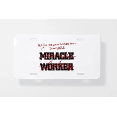 Imagem de Capa para placa de licença Uncle Worker – Capa para placa de carro – Capa para placa de carro 15 x 30 cm