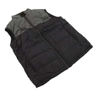 Imagem de Coletes Aquecidos Elétricos USB, Colete de Aquecimento de Controle Duplo Inteligente de 3 Marchas, Aquecedores Corporais de Inverno Recarregáveis ​​para Mulheres e Homens, Esqui, Pesca(XXXL)