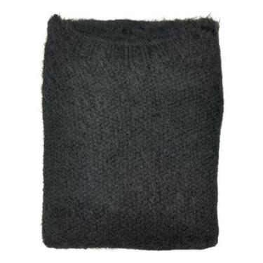 Imagem de Poncho Feminino Tricot Premium Manga Longa Pelinho Lindo Top-Feminino