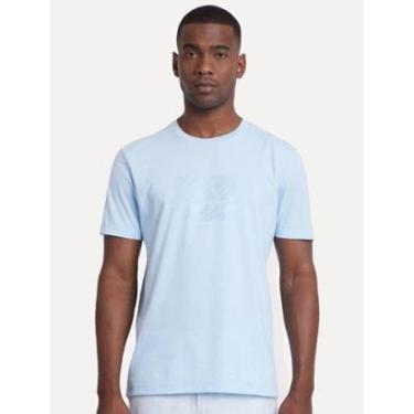 Imagem de Camiseta Aramis Masculina Estampa Logo Rabisco Azul Claro-Masculino