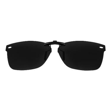 Imagem de Óculos de sol clip-on polarizados para RAY-BAN RB5228 RX5228, Preto, 50 X 17