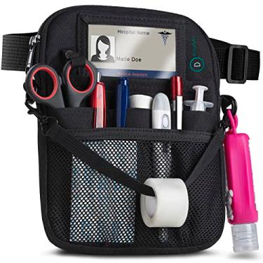Imagem de DiGuRaNi Pochete de enfermeira para suprimentos de enfermeira | Cinto de ferramentas de enfermeira como organizador de bolso de enfermeira com suporte de fita médica | Bolsa de enfermeira, pochete