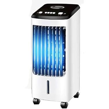 Imagem de Refrigerador de ar portátil com controle remoto, purificador de umidificador 3 em 1, ar condicionado e ventilador de refrigeração, 3 velocidades do ventilador, temporizador de 7 horas, para casa,