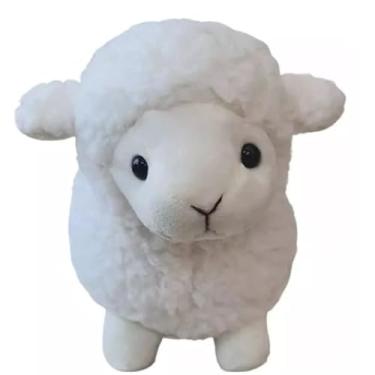 Imagem de Ovelha De Pelúcia Macia Fofinha 22 Cm Brinquedo Fazendinha