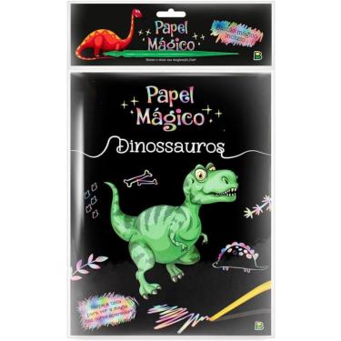 Imagem de Linha escolar papel mágico - Dinossauros