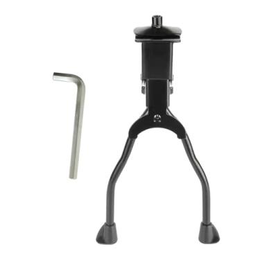 Imagem de Amagogo Suporte de perna dupla para bicicleta, suporte lateral antiderrapante para viagem ao ar livre, ciclismo, descanso lateral, Não ajustável