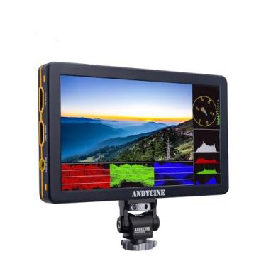 Imagem de ANDYCINE Monitor de vídeo T6 HDMI 15.2 cm 4K DSLR 1920x1080 capa de alumínio durável na câmera monitor com todas as formas de onda, LUT 3D, assistência de foco, cor falsa, exposição, zoom, flip de