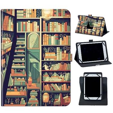 Imagem de Capa para Kobo Elipsa 2E (versão 2023), suporte giratório de 360 graus Mxfdegf e capa com fecho magnético para eReader Kobo Elipsa 2E 2023 de 10,3 polegadas, livros de biblioteca