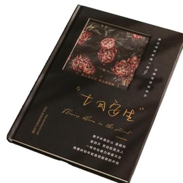 Imagem de Joucien Caderno criativo, artístico, minimalista, tendência retrô, caderno estudantil, livro vazado Ledger-July Ansheng L