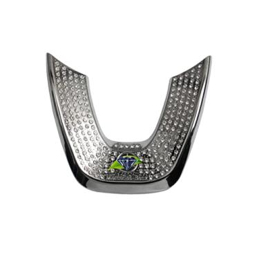 Imagem de HAILWH Acessórios de strass para volante Mercedes Benz adesivos decorativos compatíveis com a nova 2019-2021 A B C E Class CLA GLA GLB CLS (forma D)