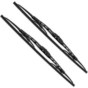 Imagem de Par Palheta Limpador Parabrisa Dianteiro Chevrolet Caravan 78 a 92 Dyn