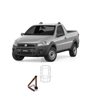 Imagem de Cinto de Segurança 3 pontos dianteiro Fiat Strada - Dialp, Marrom