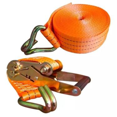Imagem de Cinta Com Catraca Carga 5 T 50mm 10metro Caminhão Amarração - NEW