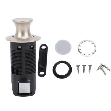 Imagem de Fechadura Com Botão de Pressão do Armário, Aparência Elegante, Armário Sem Chave, Gaveta, Botão de Trava, Botão de Pressão, Fechadura do Armário para Trailer, Iate, Motorhome,