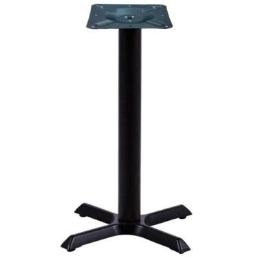 Imagem de Base de Mesa Ômega em Ferro Preto Pintura Eletrostática 71,50cm(Altura