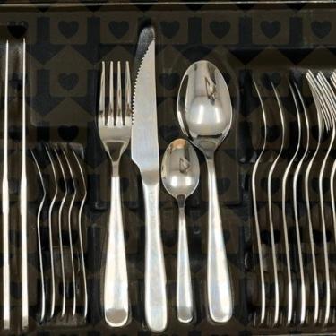 Imagem de Talhares Faqueiro Original Chefline 24 Unidades Garfo Faca Colher, Faq