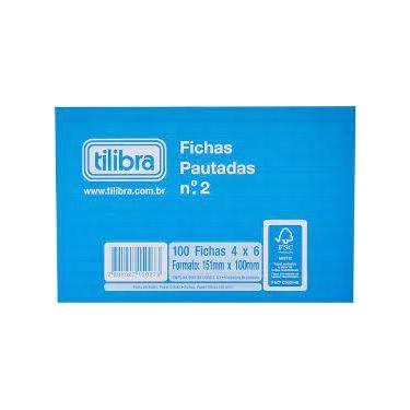 Imagem de Ficha pautada 4x6 100un tilibra n2