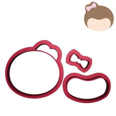 Imagem de Cortador Modular Cabeça Bailarina com Coque Ballet - DOCE IMPRESSO, 6,
