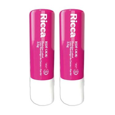 Imagem de Kit 12 Protetores Labiais Manteiga Cacau Karité Fps15 Ricca