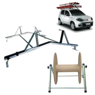 Imagem de Rack Porta Escadas E Cavalete Fiat Uno Vivace 2 E 4 Pts - Rack Escada