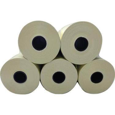 Imagem de Kit 30 Rolos 80X40 Bobinas Térmicas Amarela 48 Gramas - Norris Gazon