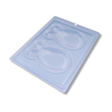 Imagem de Forma Especial com Silicone em 3 Partes Ovo com Orelhas 100g BWB Ref 1