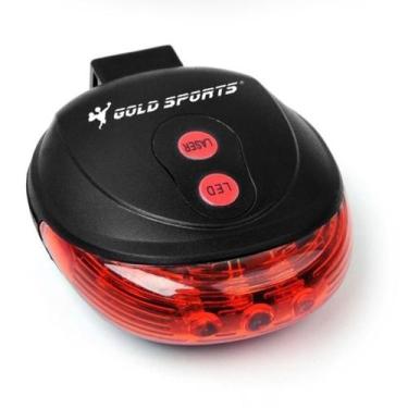 Imagem de Lanterna traseira de Bike Gold Sports Led Clear Vision Laser Tail Ligh