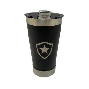 Imagem de Copo Térmico 500Ml c/ Abridor Botafogo Futebol Licenciado - Cebola e T