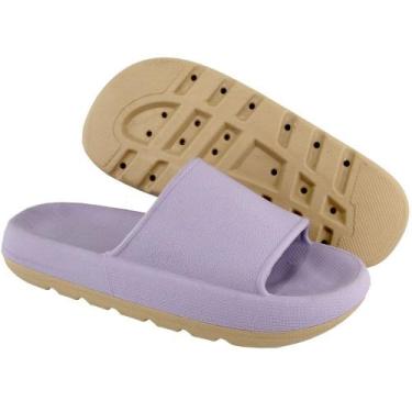 Imagem de Chinelo Nuvem Confortavel Ortopedico Leve - Pettinari, 35/36, Roxo