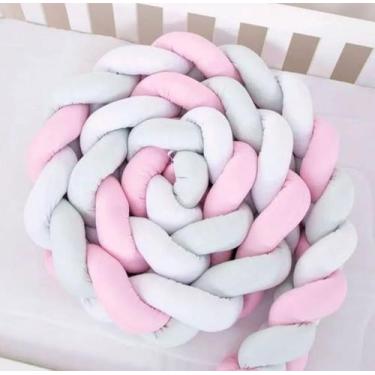 Imagem de Trança 4m Protetor Berço E Cama Montessoariana Cores Lisas - ThamyBaby