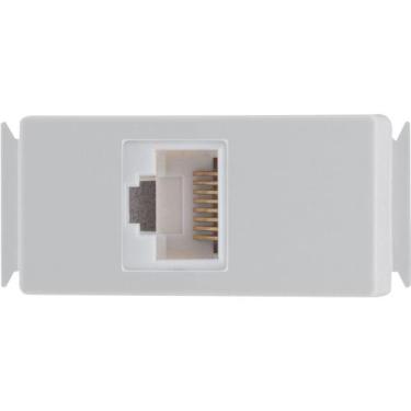 Imagem de kit 3 MODULO TOMADA TELEFONE E INTERNET CAT6 RJ45 TRAMONTINA ARIA