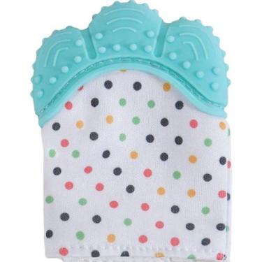 Imagem de Mordedor Luvinha para Bebê Silicone e Poliéster - Bene Casa, Verde Cla