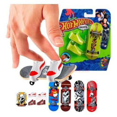 Imagem de Hot Wheels Fingerboard Skate De Dedo Profissional Tênis Brinquedo Matt