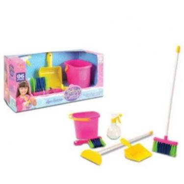 Imagem de Brinquedo kit de limpeza infantil com água e sabão - Nig