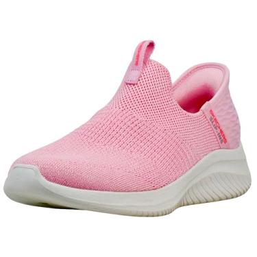 Imagem de Skechers Tênis feminino Hands Free Slip Ins Ultra Flex 3.0 Smooth Step, Rosa claro, 39