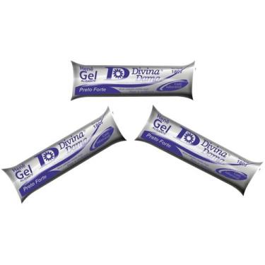 Imagem de Hene Em Gel Jaborandi 180g Divina Dama Preto Forte (Preto Azulado) Bis