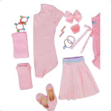 Imagem de Kit Roupas e Acessórios Ballet Clássico Infantil Lilás - SOUS SUS, 2, 