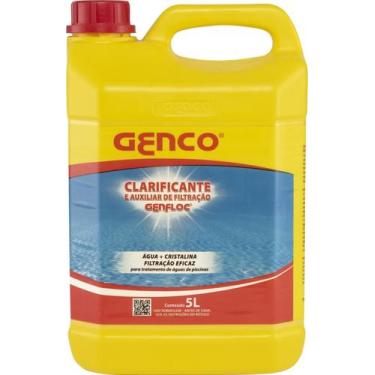 Imagem de Clarificante E Auxiliar De Filtração Genfloc 5 Litro Genco