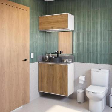 Imagem de Conjunto para Banheiro com Basculante Kappesberg Celeste 2 Peças Branc